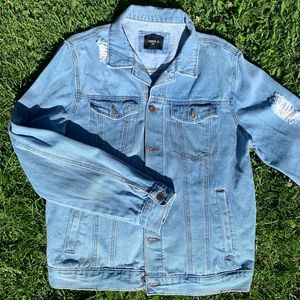Distressed Denim Jacket